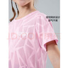 左西女童夏套装2025新款儿童速干运动夏装短袖T恤两件套女孩 粉色 140 实拍图