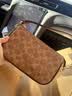 蔻驰（COACH）【官方授权店】coach女包Nolita腋下包斜挎麻将包送母亲节礼物 CW426IMXHE卡其配棕色(保税仓) 实拍图