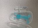 奇乐童牙胶 婴儿口欲期3-6个月 出牙期按摩磨牙胶棒宝宝防吃手安抚咬胶 【蓝】呆呆兔+磨牙棒 L 实拍图