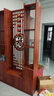 徐艺木业新中式入户屏风隔断客厅简约现代双面实木置物架正对大门遮挡玄关 福泽有余侧柜带门款220*120cm 实拍图
