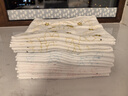 金号纯棉割绒儿童毛巾3条装 婴儿宝宝洗脸小毛巾小兔摘花面巾 T1035混色 3条 实拍图