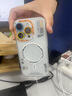 秒扬 磨砂半透明高级iPhone17手机壳苹果16promax磁吸无线充电15pro防摔保护14全包 潮牌壳【磁吸】半透磨砂白+夜光彩色镜头膜 iPhone 14pro 实拍图