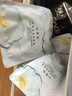氧心（YANGXIN）3条装（+随机送一条）内裤女蕾丝边夏季速干超薄性感少女生三角裤 神秘黑+银灰+蜜桃粉 4条 XL 实拍图