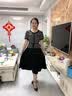 俞兆林母亲节礼物妈妈夏装短袖连衣裙中老年女装婆婆雪纺裙子 Y52Q028 实拍图
