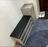 爱派森换鞋凳家用门口轻奢鞋柜可坐式入户鞋架凳一体门口储物软包穿鞋凳 款式一 80/24/43 莫兰迪灰+灰布（非主图款 组装 实拍图