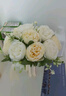 仁善祥手捧花结婚领证手捧花结婚仿真花求婚婚纱摄影拍照道具手捧花 香槟/白色（约10朵）+礼品袋 1束 实拍图