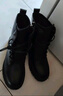ZHR马丁靴女英伦风百搭厚底短靴女经典加绒女靴 ES08A黑色37  实拍图
