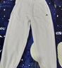adidas休闲加绒加厚毛圈布束脚运动裤男女秋冬阿迪达斯官方轻运动 汉玉白   XL 实拍图