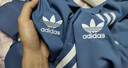 adidas休闲简约三条纹梭织立领夹克外套男装阿迪达斯官方三叶草 深蓝 XL 实拍图