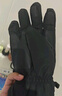 永久（FOREVER）保暖手套男女户外冬天骑行防寒加绒厚保暖女冬季冬季滑雪手套黑白 实拍图