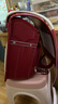 Dioorso日本小学生书包男孩女生儿童减负护脊防水耐磨双肩背包节日礼物潮 加大版酒红（100%日本品牌） 实拍图