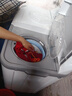 海尔（Haier）半自动双桶洗衣机 12KG大容量 双缸 家用宿舍 家电以旧换新京东自营 XPB120-729S 实拍图