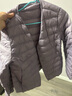 雪中飞羽绒内胆女轻薄羽绒服女短款新款冬季内搭修身时尚羽绒服外 烟雾紫 L (165) 实拍图