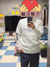真维斯毛衣男半领高针织衫男士衣服秋冬季潮流男装保暖打底加厚仿羊毛线 20736/24338黑色 XL 【建议120斤-135斤】 实拍图