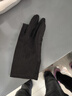 诗莉莎驾车专用手套驾驶员开车男士薄款夏季汽车吸汗司机超薄女防滑出汗 男款黑色二指款J 均码 实拍图