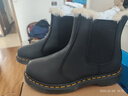 马丁博士（Dr.Martens）2976 Leonore冬加绒厚保暖雪地靴切尔西靴 黑色 37 实拍图