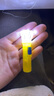 迷你小电灯小电筒LED塑料小手电筒彩色手灯发光 小巧手电  黄色 实拍图