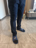雅戈尔（YOUNGOR）休闲裤男DP棉免烫不易皱裤子自然垂顺易打理新品 VCDP329979FWY藏青 37 92A 实拍图
