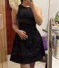 UR2025春季新款女摩登气质褶皱收腰显瘦无袖连衣裙UYY750030 黑色 M 实拍图