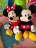 迪士尼米奇米妮毛绒玩具生日情人节520礼物玩偶米老鼠抱枕公仔娃娃男女 经典款米妮【45cm】 经典款 实拍图