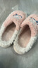 俞兆林（YUZHAOLIN）棉拖鞋男女冬季情侣卡通保暖月子鞋居家棉鞋 YZ088 实拍图