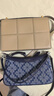凯特丝蓓（KATE SPADE）【礼物】 女士单肩手提包经典老花腋下包 蓝色KG864960 实拍图