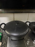 小幸福鑄鐵（KITCHEN LITTLE HAPPINESS KITCHEN）小幸福铸铁元宝锅氮化铁锅不粘锅家用大容量炒锅无涂层电磁炉通用 升级款单锅+铁盖+手套+麻绳 36cm 实拍图