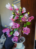 花艺赫家饰（HUA YI HE JIA SHI）高档PU手感新中式含苞玉兰花仿真花客厅餐桌装饰假花摆件摆设插花 4粉4紫含苞玉兰花 实拍图