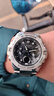卡西欧（CASIO）手表男表钢铁黑暗之心黑武士GST400/100防水运动表节日礼物送男友 GST-B400D-1A 金属表带银色 实拍图