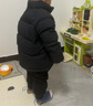 迷你巴拉冬新款男女童轻暖羽绒服宝宝户外保暖亲子羽绒服外套 黑色90001 【亲子款】 110 【充绒量67.6g】 实拍图
