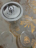 瓷牌茗茶具（cipaiming teaset） 透明玻璃茶具整套套装家用功夫茶壶茶杯会客泡茶器 透明把《八骏壶》6彩把杯 实拍图