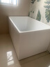 东鹏（DONGPENG）浴缸家用小户型浴缸亚克力浴缸小浴缸深泡独立浴缸家用成人泡澡盆 1.1米 一体成型独立空缸 实拍图