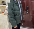 京东京造户外羽绒服连帽三防面包短款羽绒服男士外套 踪野绿 XL 实拍图