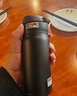 膳魔师（THERMOS）保温杯不锈钢水杯磨砂黑350ml保冷杯子男女士便携学生礼物JNL-352 实拍图