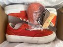 VISION STREET WEAR官方  FLAT TOP红柚色低帮翻毛皮帆布鞋滑板鞋男女鞋平底 西柚色 39 实拍图