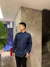 盖璞男装2025春季新款棉质基础款翻领长袖衬衫常规上衣美版422488 实拍图