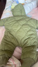 赢一贝（Yingyibei）婴儿冬季外出服男女宝宝连体衣秋冬外穿保暖衣新生儿衣服加厚加绒 绿色 73 实拍图