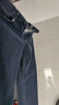 啄木鸟（TUCANO）牛仔裤男秋冬季宽松直筒商务休闲裤男弹力裤子男装 蓝灰色加绒 30 实拍图