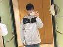 北面（The North Face）冲锋衣男户外单层防风硬壳外套夹克可挂胆 灰色 L  实拍图