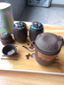HOI KONG茶具紫砂旅行茶具套装一壶六杯露营户外便携式功夫茶具随身快客杯 无刻字紫砂旅行茶具 一壶6杯 实拍图