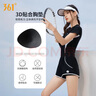 361°游泳衣女款连体泳衣2025新款保守遮肚显瘦平角高级感泡温泉泳装 黑色 3XL 身高167-180cm体重68-75kg 实拍图
