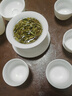 不拙白瓷茶具套装整套功夫茶具茶杯茶盘家庭用香雪10头古窗泡茶套装 实拍图