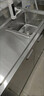 法耐（FANAI） 加厚304不锈钢一体水槽柜商用厨房洗菜盆洗手池洗碗池一体盆 【耐用右单槽】长120宽60高80 实拍图