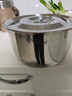HUYO316不锈钢猪油罐食品级厨房家用装油盆耐高温可加热大容量储油桶 316猪油罐+304盖【大号】 实拍图