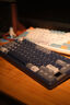 KEYVERSEKeyverse infi75客制化三模机械键盘RGB全键热插拔Gasket结构KEEP OUT限定 INFI75 KEEP OUT限定版 构思者 清霁轴 实拍图
