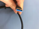 晶华 USB3.0转Type-C高速数据连接线  适用安卓小米华为手机电脑笔记本平板硬盘盒传输连 0.25米 U662A 实拍图
