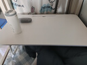 飞旺藤达床上书桌小桌子可折叠小桌板懒人简易床桌笔记本大号大学生宿舍 珍珠白-升级款（杯托+卡槽） 80*48*32cm【超大桌面容纳更多】 实拍图
