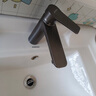 九牧（JOMOO）卫浴面盆龙头洗手盆洗脸盆浴室坐式卫生间冷热简约水龙头 32680【自动除垢】枪灰 实拍图