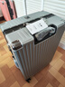 开旅铝框箱拉杆行李箱大容量旅行密码箱加厚可坐人登机皮箱子学生男女 奢华银【加厚铝框款】 28英寸 【顺丰速发+箱套贴纸】 实拍图