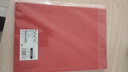 NVVA4红色卡纸100张 彩纸手工纸折纸大红色窗花剪纸幼儿园学生diy儿童折纸剪纸绘画80g BQ-HA4红 实拍图